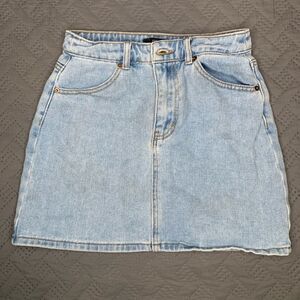 Forever 21 Light Blue Mini Denim Skirt